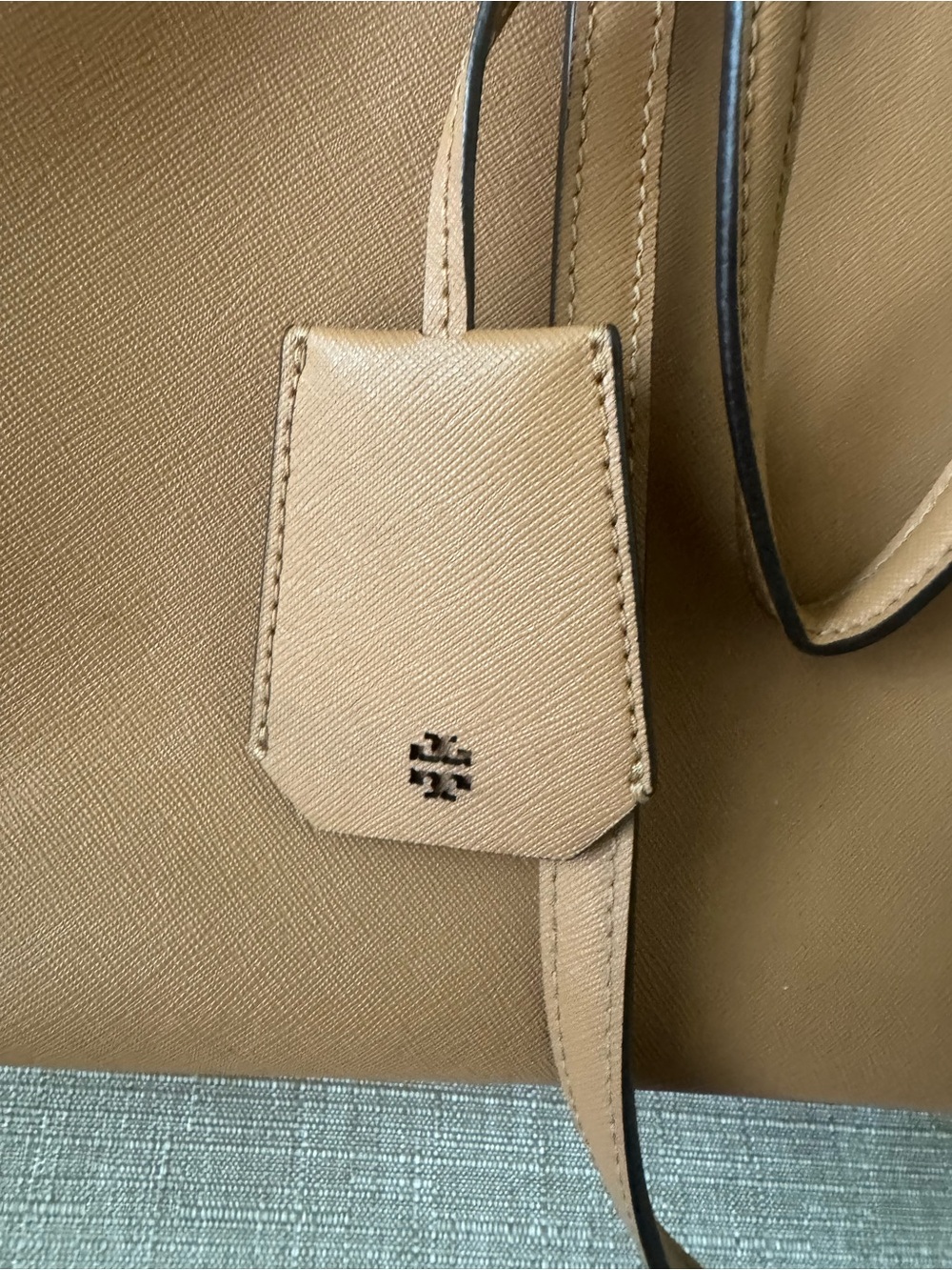 Tory Burch Caramel Tan Leather Tote - Picture 15 of 15